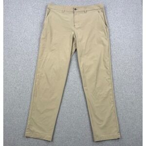 Lululemon Pants Mens 36x31 Beige ABC Classic Fit Performance Warpstreme Trousers